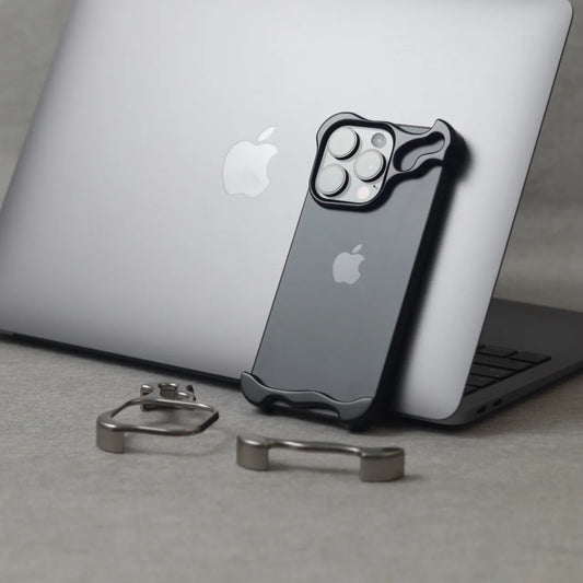 Zinc Alloy Bare Metal Feel Anti-fall Protective iPhone Case